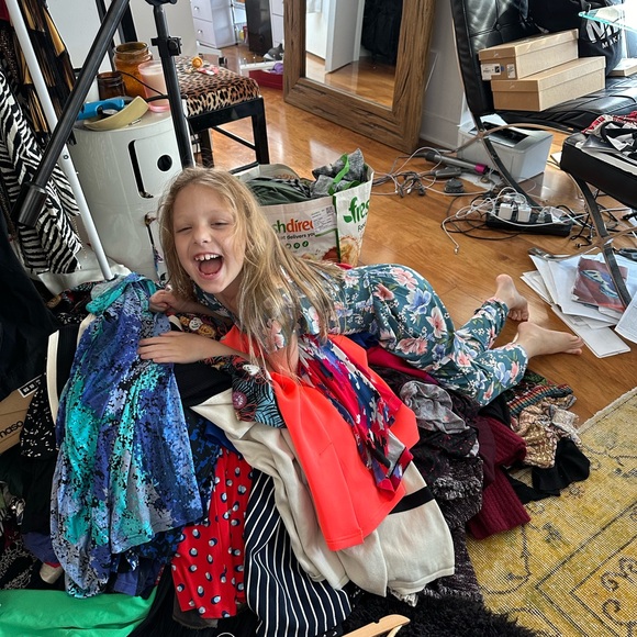 My Daughter Quinn (age 8) and I are running this closet together. - Picture 4 of 5